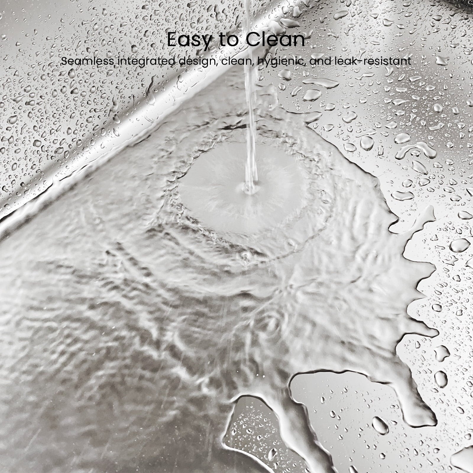 Cat Litter Box with High Sides Large Stainless Steel Cat Litter Pan 23.6" X 15.7" X 5.9"